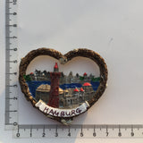 Hamburg Germany Fridge Magnet 3D Resin