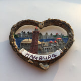 Hamburg Germany Fridge Magnet 3D Resin