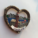 Hamburg Germany Fridge Magnet 3D Resin