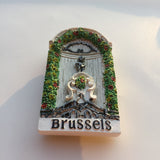 Brussels Belgium Fridge Magnet 3D Resin