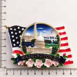 Washington D.C. USA America Fridge Magnet 3D Resin