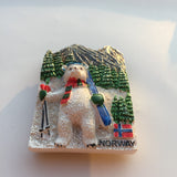 Norway Fridge Magnet 3D Resin