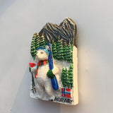 Norway Fridge Magnet 3D Resin