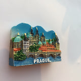 Prague Czech Fridge Magnet 3D Resin