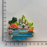 Xishuangbanna China Fridge Magnet 3D Resin