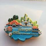 Xishuangbanna China Fridge Magnet 3D Resin