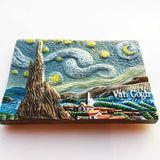 Van Gogh Starry Night Netherlands Holland Fridge Magnet 3D Resin