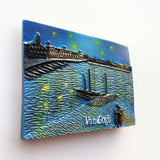 Van Gogh Rhone Netherlands Holland Fridge Magnet 3D Resin