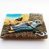 Van Gogh Farmer Netherlands Holland Fridge Magnet 3D Resin