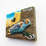 Van Gogh Farmer Netherlands Holland Fridge Magnet 3D Resin