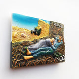 Van Gogh Farmer Netherlands Holland Fridge Magnet 3D Resin