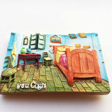 Van Gogh Room Netherlands Holland Fridge Magnet 3D Resin