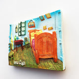 Van Gogh Room Netherlands Holland Fridge Magnet 3D Resin