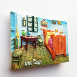 Van Gogh Room Netherlands Holland Fridge Magnet 3D Resin