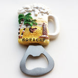 Boracay Philippines Bottle Opener Fridge Magnet 3D Resin