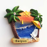 Saipan USA America Fridge Magnet 3D Resin