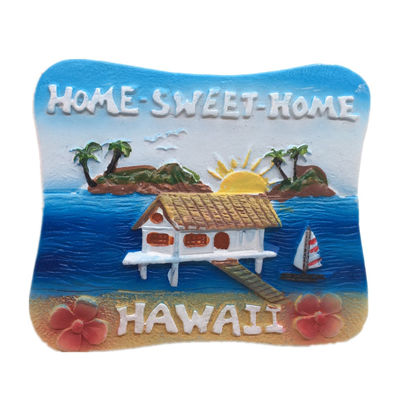 Hawaii USA America Fridge Magnet 3D Resin