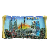 Barcelona Spain Fridge Magnet 3D Resin