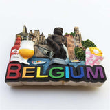 Brussels Belgium Fridge Magnet 3D Resin