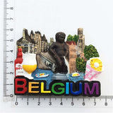 Brussels Belgium Fridge Magnet 3D Resin