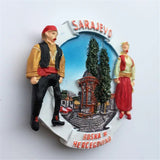 Sarajevo Bosnia and Herzegovina Fridge Magnet 3D Resin