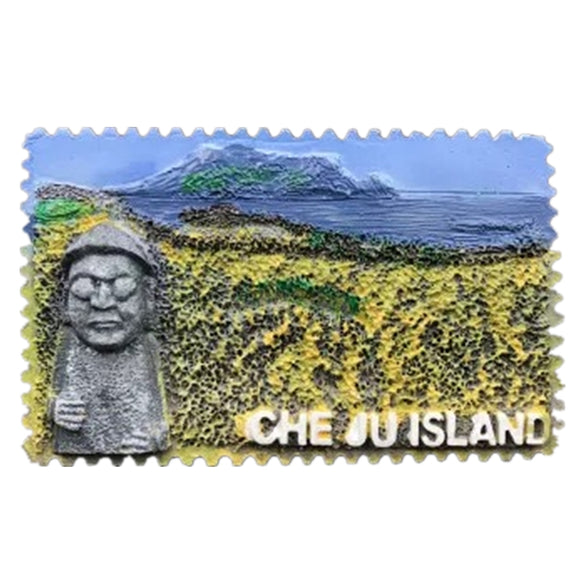 Cheju Island South Korea Fridge Magnet 3D Resin