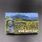 Cheju Island South Korea Fridge Magnet 3D Resin