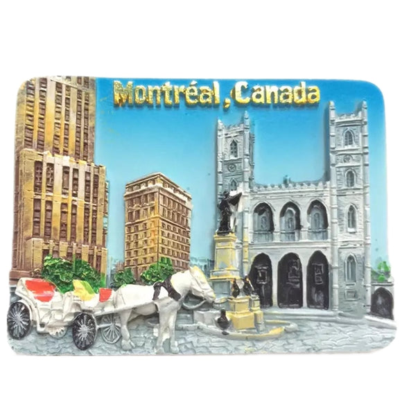 Montreal Canada Fridge Magnet 3D Resin