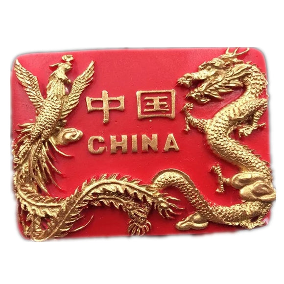 Dragon China Fridge Magnet 3D Resin