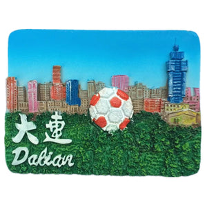 Dalian China Fridge Magnet 3D Resin