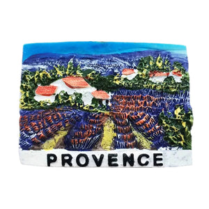 Lavender Provence France Fridge Magnet 3D Resin