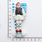 Soldier Greece Fridge Magnet 3D Resin