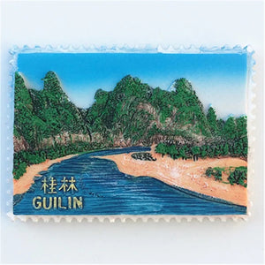 Guilin China Fridge Magnet 3D Resin