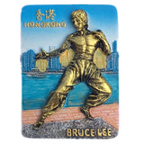 Avenue of Stars Bruce Lee Hong Kong China Fridge Magnet 3D Resin