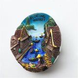 Floating Market Thailand Fridge Magnet 3D Resin