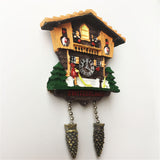 Cuckoo Clock Switzerland Fridge Magnet 3D Resin