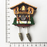 Cuckoo Clock Switzerland Fridge Magnet 3D Resin