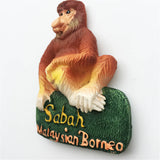 Sabah Malaysia Fridge Magnet 3D Resin