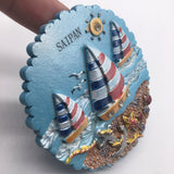 Saipan Sea Life USA America Fridge Magnet 3D Resin