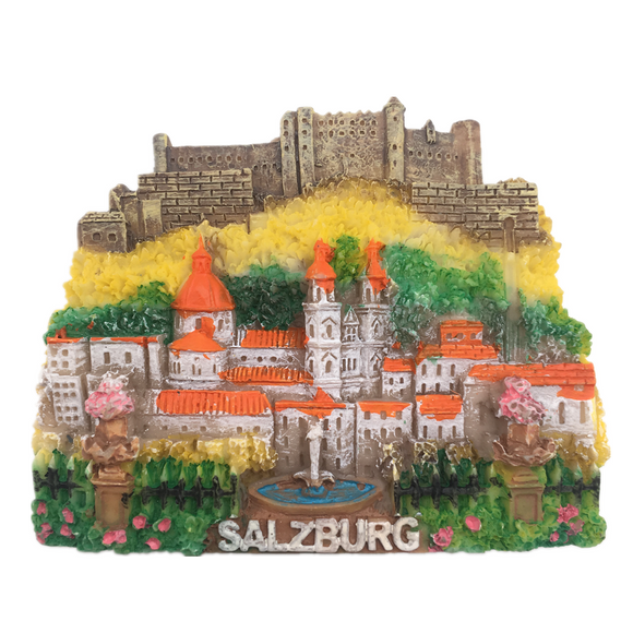 Salzburg Austria Fridge Magnet 3D Resin