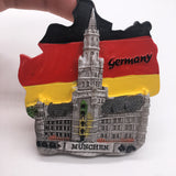 Munich Germany Fridge Magnet 3D Resin