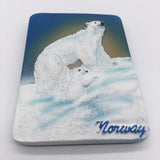 Bear Town Norway Fridge Magnet 3D Resin