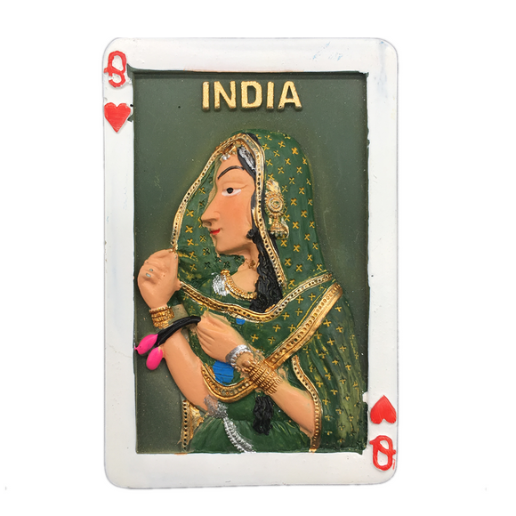 Queen Rani of Jhansi India Fridge Magnet 3D Resin