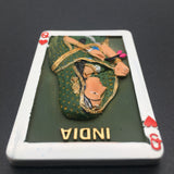 Queen Rani of Jhansi India Fridge Magnet 3D Resin