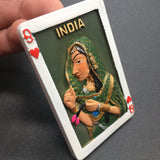 Queen Rani of Jhansi India Fridge Magnet 3D Resin