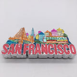 San Francisco USA America Fridge Magnet 3D Resin