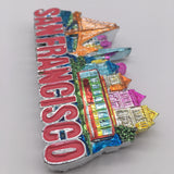 San Francisco USA America Fridge Magnet 3D Resin