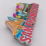 San Francisco USA America Fridge Magnet 3D Resin