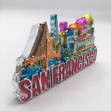 San Francisco USA America Fridge Magnet 3D Resin