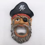 Pirate Denmark Fridge Magnet Bottle Opener 3D Resin